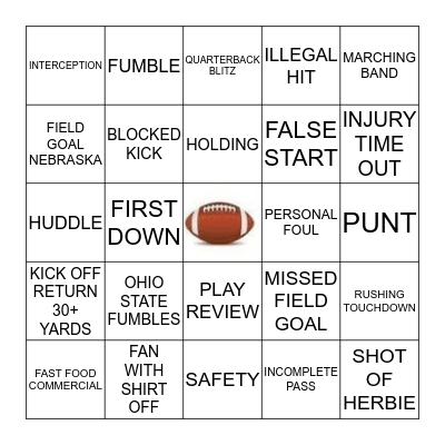 5 Bingo Card