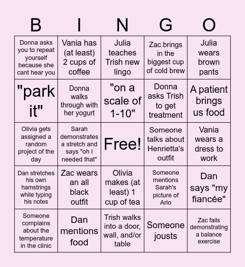 Bay State Warwick Bingo Card