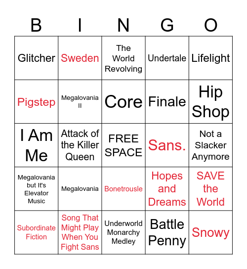 Isaiah's Mood Booster Bingo Card