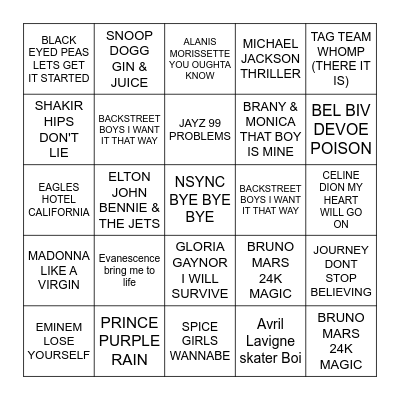 Bingo Loco Bingo Card
