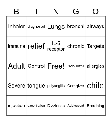Fasengo Bingo Card