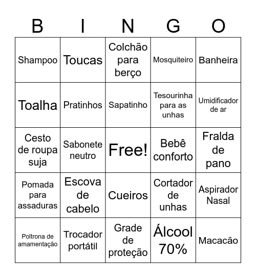 Chá do Vicente Bingo Card