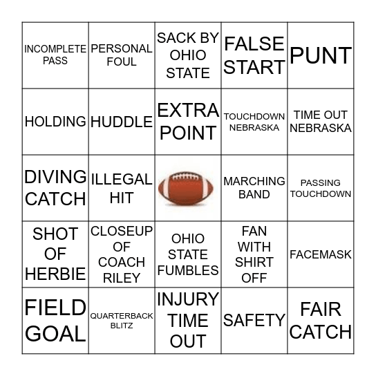 8 Bingo Card