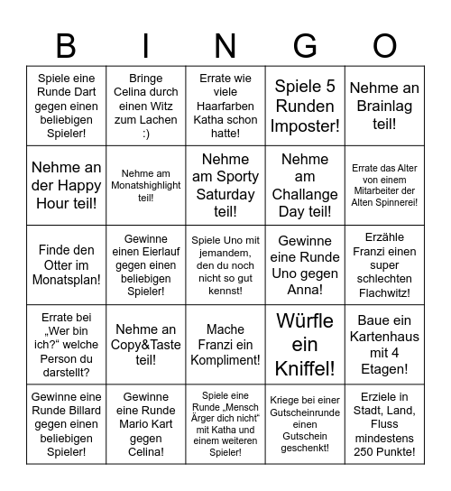 Alte Spinnerei Bingo Card