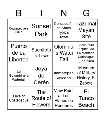 M4 Knowing the local and National Tourism offer. CHL/25 Bingo Card