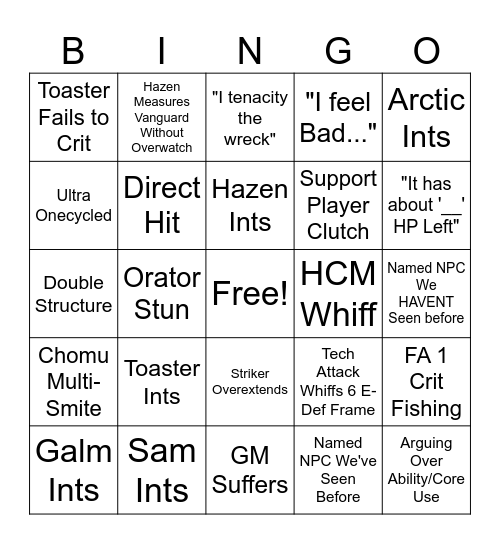 Saurusss Haz: Yes Bingo Card