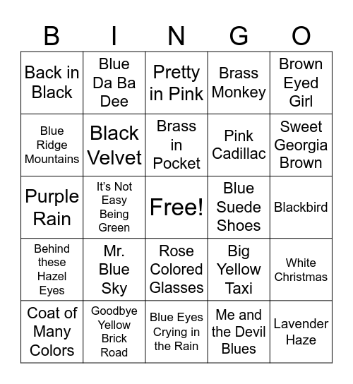 Untitled Bingo Card - Untitled Bingo