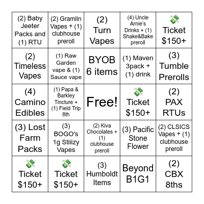 Culture BINGO 7/14 Bingo Card