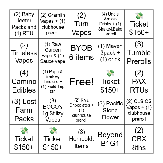 Culture BINGO 7/14 Bingo Card