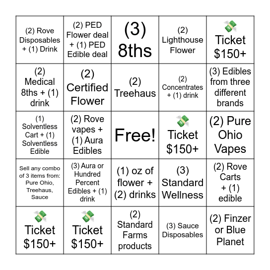Culture OH BINGO 7/14 Bingo Card