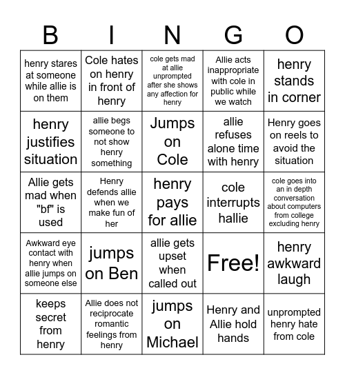 The terminal solutions Bingo Card