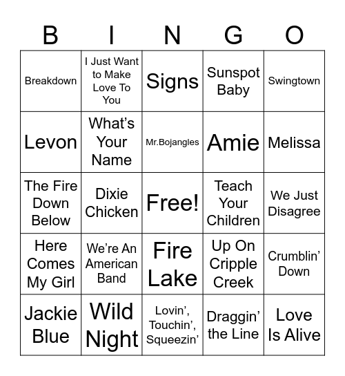 —-—#3——- Bingo Card