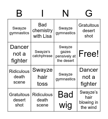 Steel Dawn Bingo Card