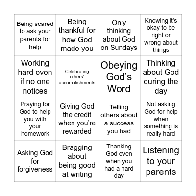 Pride Check Bingo Card