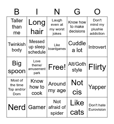 Are you Pom's type ? Bingo Card