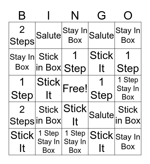 Double Mini Bingo Card