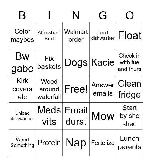 Mmnbggfff Bingo Card