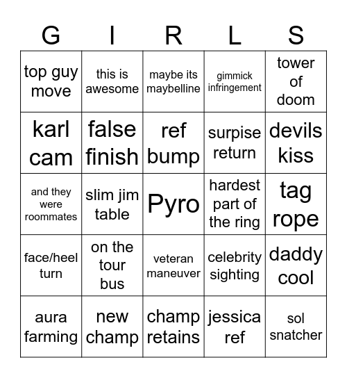 EVOLUTION 2 Bingo Card