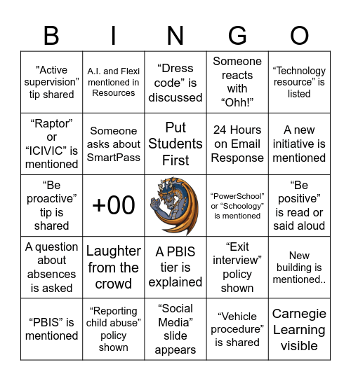 WE BACK!!! Bingo Card