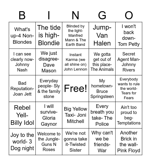 YY4 I PROTEST! Bingo Card