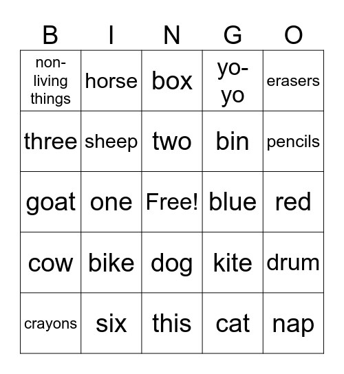 Summer Intensive Summer 2025 (BTH) Bingo Card