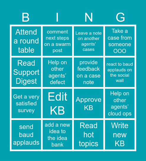 Back to school Bingo! Bingo Card
