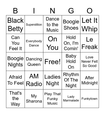 27MB Groovy Round 1 Bingo Card