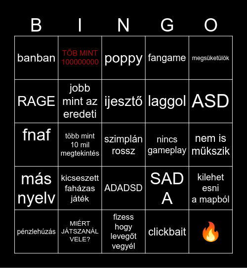 ratyi online Bingo Card