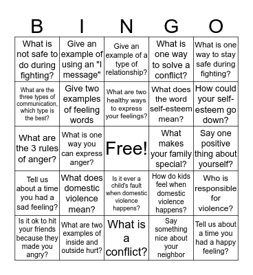 HERO REVIEW  Bingo Card