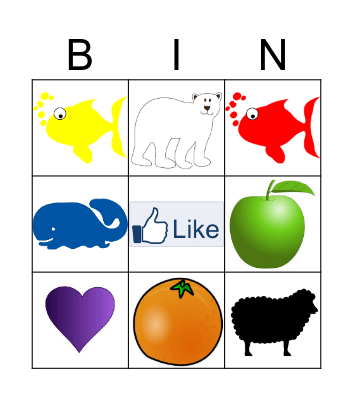 MI Color  Bingo Card