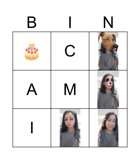 Te-Bingo Mica Bingo Card