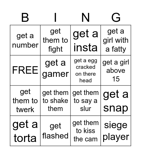 ome Bingo Card