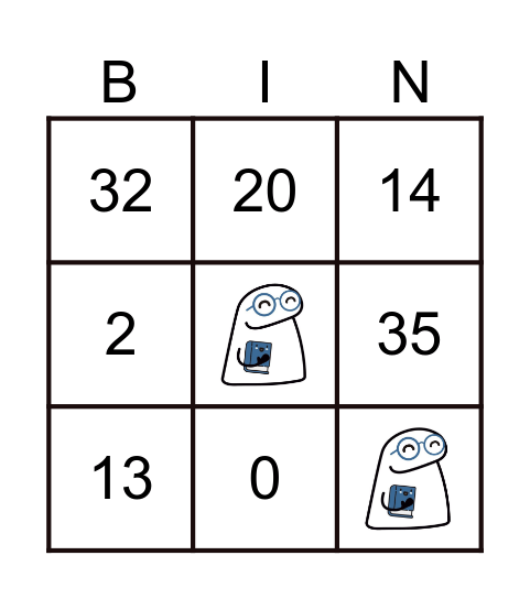 BINGO MATEMÁTICO Bingo Card