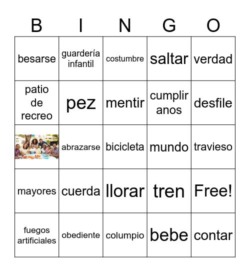 Autentico 2 capitulo 4 Bingo Card
