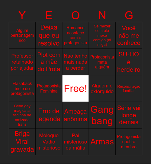 WEAK HEROES CLASS Bingo Card