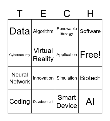 TECH BINGO Card