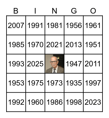 90th Birthday Tambola Bingo Card
