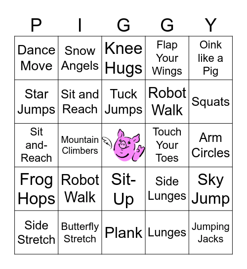 26th Mile Bingo Card