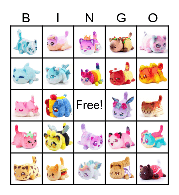MEEMEOW Bingo Card