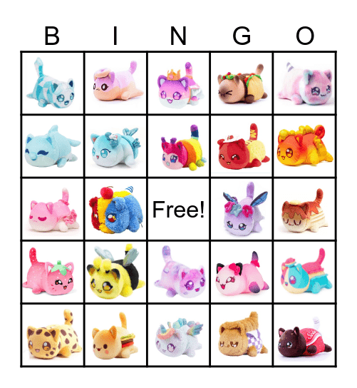 MEEMEOW Bingo Card