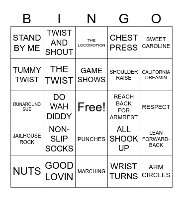 WILD CARD BINGO Card