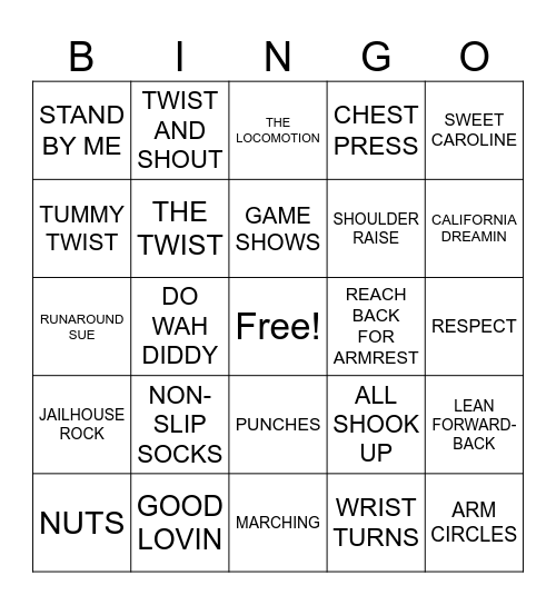 WILD CARD BINGO Card