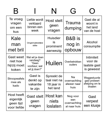 B&B vol Ingo Bingo Card