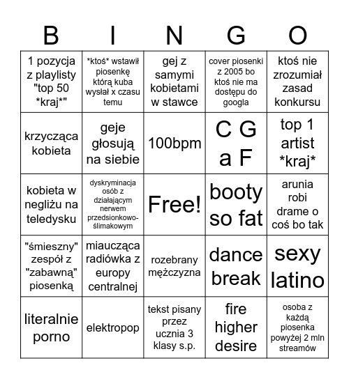CSC 2025 BINGO Card
