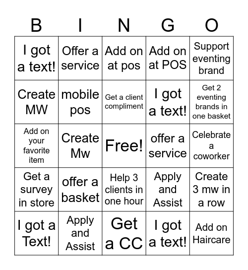 61ST & Broadway Bingo Card