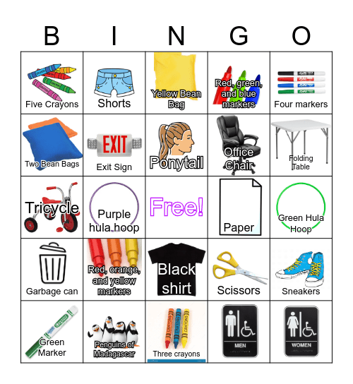 HHOP Gym Bingo Card