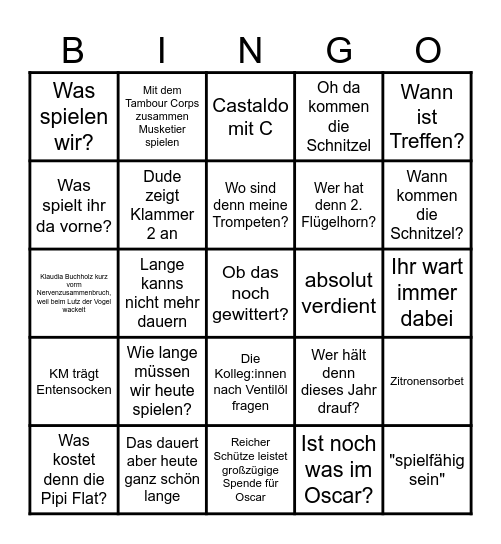 Rummel-BINGO 2025 Bingo Card