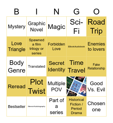 BOOK CLUB BINGO Card