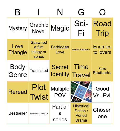 BOOK CLUB BINGO Card