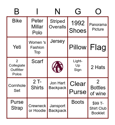 Sales Bingo Card